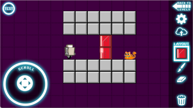 Door placed intelligently in the hallway