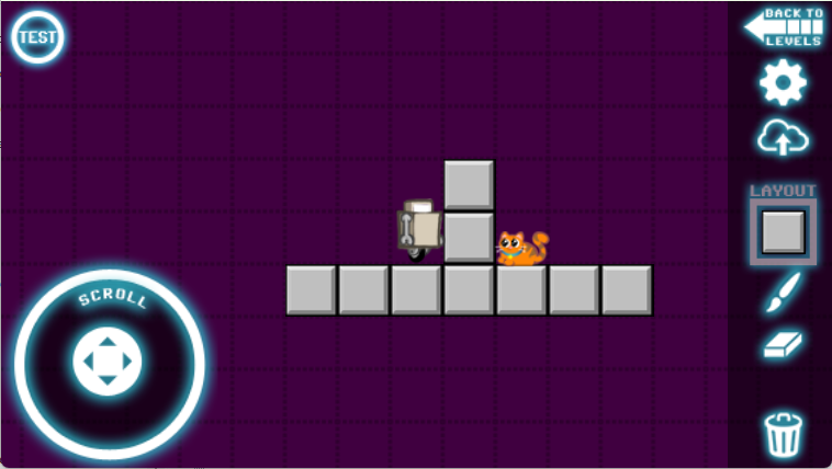Simple starting platform layout